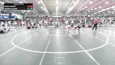 145 lbs Consi Of 8 #2 - Elena Carter, VA vs Maddie Cooper, CT