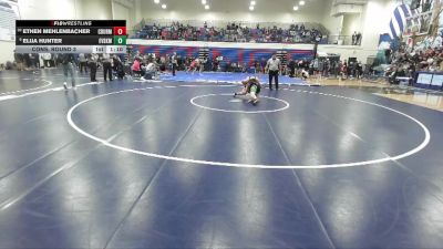 138 lbs Cons. Round 3 - Ethen Mehlenbacher, Columbia (Burbank) vs Elija Hunter, East Valley (Spokane)