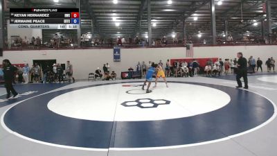 57 kg Cons. Quarters - Keyan Hernandez, Hawkeye Wrestling Club vs Jermaine Peace, Eagle Regional Training Center