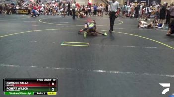 70 lbs Semifinal - Giovanni Salas, Bulldog vs Robert Wilson, Peer Pressure