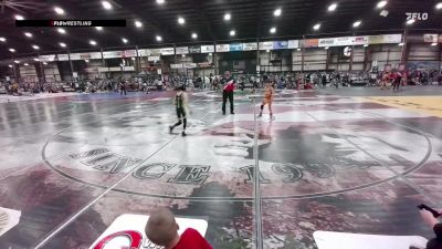 50 lbs Quarterfinal - Junior Jara, Gering Wrestling Club vs Rourke Miller, Harrisburg Youth Wrestling