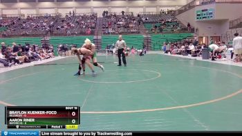 215 lbs Quarters & 1st Wb (16 Team) - Braylon Kuenker-Foco, Hillgrove vs Aaron Riner, Buford HS