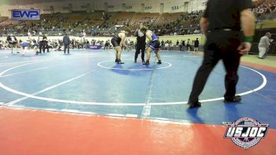 285 lbs Consi Of 4 - Gabriel Scarbrough, Checotah Matcats vs Aiden Willard, Weatherford Youth Wrestling