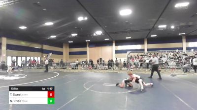 102 lbs Final - Tyler Sweet, Dark Horse WC vs Nery Rivas, Team Aggression