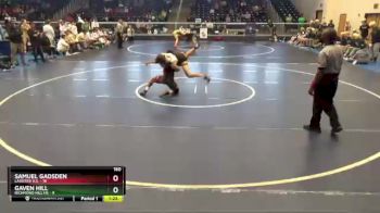 160 lbs Semis & 1st Wb (8 Team) - Samuel Gadsden, Lassiter H.S. vs Gaven Hill, Richmond Hill HS