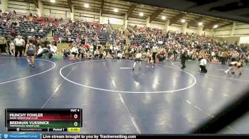 65 lbs Cons. Round 2 - Brennan Vuksinick, Timpanogos Wrestling vs Munchy Fowler, Davis Wrestling Club