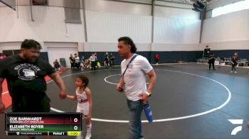 50 lbs Round 3 - Zoe Barnhardt, Takedown-City Wrestling vs Elizabeth Boyer, ReZults Wrestling