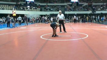 Rookie 6-8 120 Cons. Semi - Chase Rathbun, Hickory Middle School vs Layla Moore, Guerrilla Wrestling (GWA)