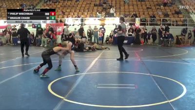 83 lbs Quarterfinal - Brailee Chase, West Clermont vs Philip Wiechman, Red Machine Wrestling