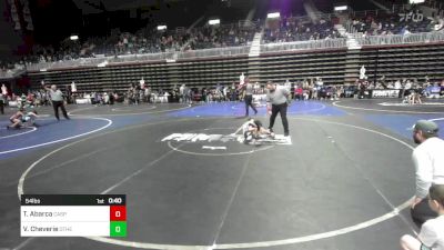 54 lbs Round Of 16 - Trace Abarca, Casper WC vs Vincenzo Cheverie, Other Team