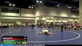 182 lbs Round 3 (10 Team) - Brennan Houser, Illinois Top Dawgs vs Evan Whitten, MXW Gold