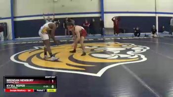 184 lbs Cons. Round 5 - Ky`ell Roper, Unattached vs Brendan Newbury, Stevens Tech