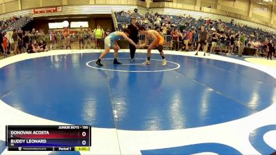 150 lbs Champ. Round 1 - Donovan Acosta, IL vs Buddy Leonard, MI