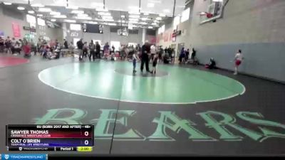 48+ Round 1 - Colt O`Brien, Team Real Life Wrestling vs Sawyer Thomas, CROSSFACE Wrestling Club