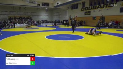 153 lbs Consi Of 16 #2 - Tharyn Hausler, Bixby (OK) vs Aiden Chur, Granite Hills-El Cajon