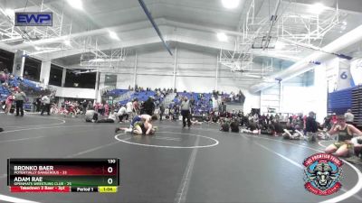 130 lbs Placement (4 Team) - Bronko Baer, Potentially Dangerous vs Adam Rae, OpenMats Wrestling Club