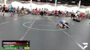 52 lbs Round 5 (8 Team) - Muirenn Bagnell, PA Alliance Blue vs Wesley Rappo, Team Revolution