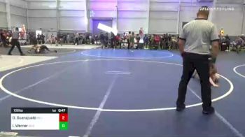 106 lbs Quarterfinal - Daniel Guanajuato, Valiant vs Ian Werner, Interior Grappling Academy