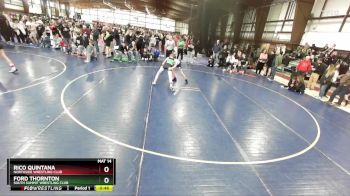 100 lbs Cons. Round 4 - Ford Thornton, South Summit Wrestling Club vs Rico Quintana, Northside Wrestling Club