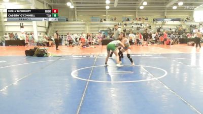 107 lbs Rr Rnd 3 - Holly MCKINNEY, Lady Assassins - HSG vs Cassidy O`Connell, Team RJN Green - HSG