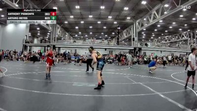 132 lbs Round 5 (6 Team) - Anthony Piemonte, EsteBuilt Underground vs Arturo Reyes, Mat Assassins Black