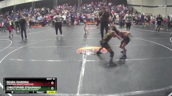 80 lbs Quarterfinal - DeAra Giardina, Stratford Knights Wrestling vs Chrstopher Stsiapanau, Palmetto State Wrestling Academy