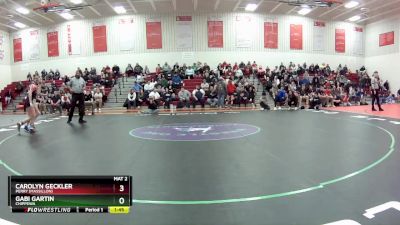 115 lbs 1st Place Match - Gabi Gartin, Chippewa vs Carolyn Geckler, Perry (Massillon)