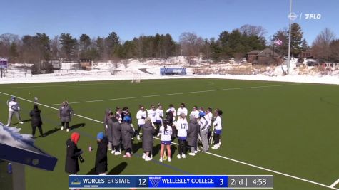 Replay: Worcester State vs Wellesley | Feb 22 @ 12 PM