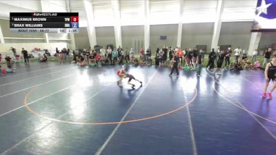 68-77 lbs Round 3 - Maximus Brown, Team Prestige Wrestling vs Brax Williams, Sanderson Wrestling Academy