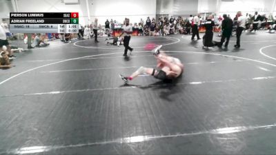 113 lbs Round 3 (4 Team) - Adrian Freeland, Storm Wrestling Center B vs Pierson Lummus, SGAC