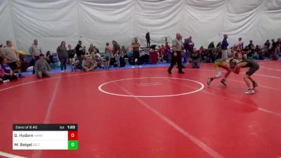 75 lbs Consi Of 8 #2 - Greyson Hydorn, Hampstead vs Mason Beigel, Delta