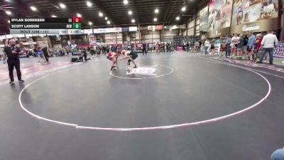 141 lbs Round 2 - Scott Larson, Newcatle vs Dylan Sorensen, Eastside United