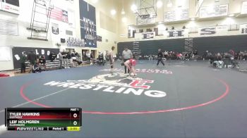 138 lbs Quarterfinal - Leif Holmgren, Ellensburg vs Tyler Hawkins, Eastmont