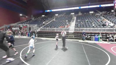 54 lbs 2nd Place - Korban Grant, Athlos Wrestling vs Ryan Dunn, Ridge WC