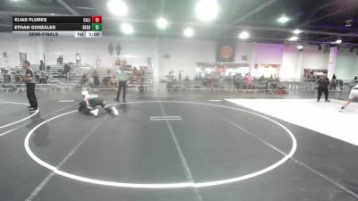 138 lbs Semifinal - Elias Flores, California Grapplers vs Ethan Gonzales, Deadshot WC