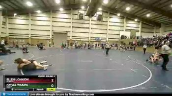 145 lbs Champ. Round 3 - Haylee Wilkins, Basha vs Elleni Johnson, Murray