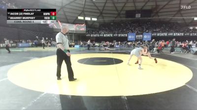 Boys 1B/2B 120 Cons. Round 4 - Bearret Murphey, Freeman vs Jacob (JJ) Findlay, Newport