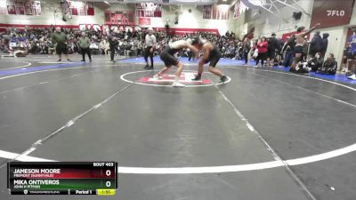 150 lbs Champ. Round 2 - Mika Ontiveros, John H Pitman vs Jameson Moore, Fremont (Sunnyvale)