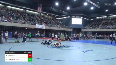 58 lbs Consi Of 8 #1 - Killian Ohora, Scranton vs Elliott Chapman, York