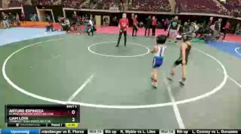 46 lbs Champ. Round 1 - Liam Loya, Standfast Texas Wrestling Club vs Arturo Espinoza, El Paso Enforcers Wrestling Club