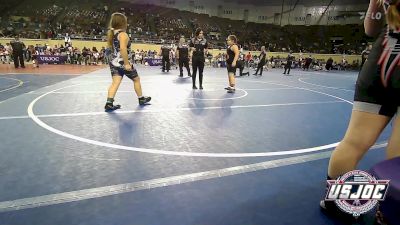 165 lbs Rr Rnd 2 - Olivia Garrison, Ogden's Outlaws Wrestling Club vs Alexie Cagle, Harrah Little League Wrestling