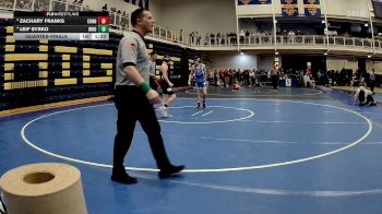 114 lbs Quarterfinal - Zachary Franks, Connellsville vs Leif Syrko, Ringgold