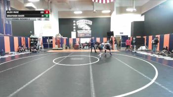 120 lbs Cons. Round 5 - Brayden Barr, Paloma Valley vs Alex Ruiz, Corona