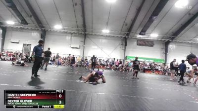 108 lbs Cons. Round 2 - Danteii Shepherd, Unattached vs Dexter Glover, MBCRD Youth Wrestling Club