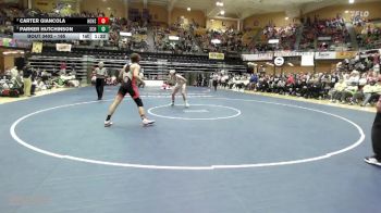 165 lbs 1st Place Match - Parker Hutchinson, Smith Center HS vs Carter Giancola, Hoxie HS