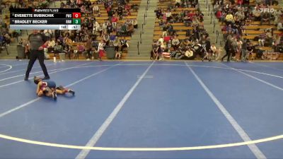 45 lbs Semifinal - Bradley Becker, Rum River Wrestling vs Everette Rubinchik, Pinnacle Wrestling Club