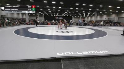 165 lbs Cons. Sub-semis - Tyree Graham, Gladiator Wrestling vs Kristian Scott, Red Stick Wrestling Club