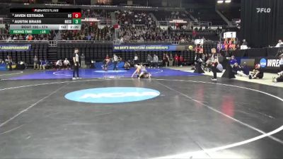 174 lbs Champ. Round 2 - Austin Brass, Messiah vs Javen Estrada, North Central (IL)