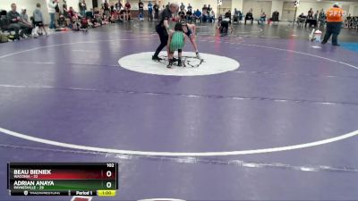 102 lbs Finals (8 Team) - Beau Bieniek, Waconia vs Adrian Anaya, Paynesville