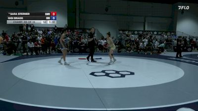57 kg Champ. Rd Of 16 - Sara Sterner, Cardinal WC vs Gigi Bragg, Cowgirls Wrestling Club